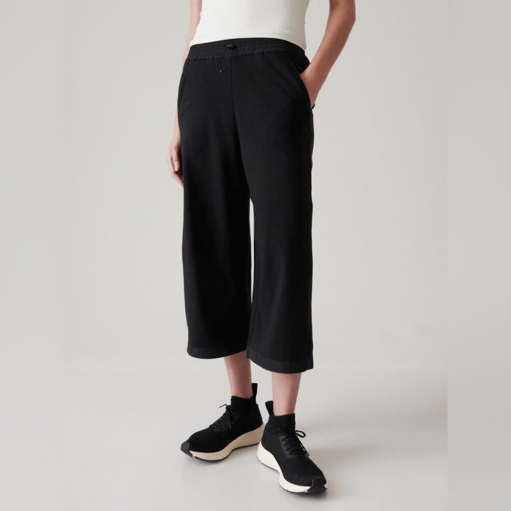 Athleta Black Wide Leg Pants - EUC